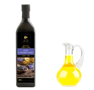 Olej z ogórecznika 500 ml zimnotłoczony świeży