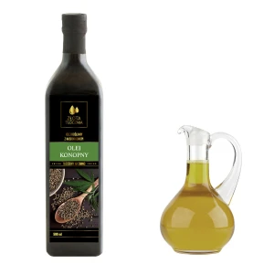 Olej z konopi konopny 500ml zimnotłoczony świeży