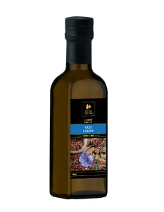 Olej lniany BUDWIGOWY 100ml zimnotłoczony świeży
