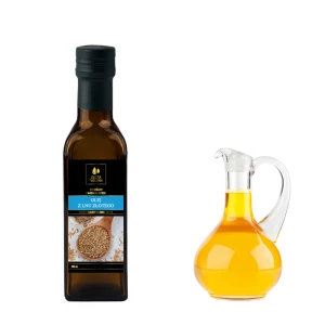 Olej lniany z lnu złotego 100ml zimnotłoczony świeży