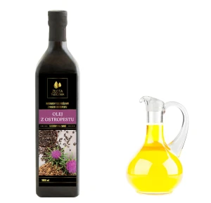 Olej z ostropestu 1000ml tłoczony na zimno świeży