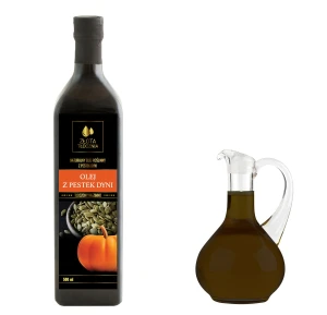 Olej z pestek dyni 500ml zimnotłoczony 100% świeży