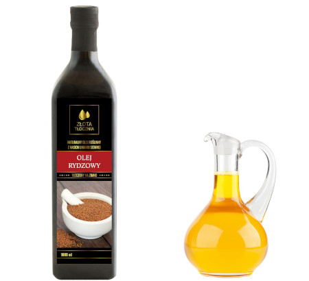 Olej rydzowy 1000ml tłoczony na zimno świeży
