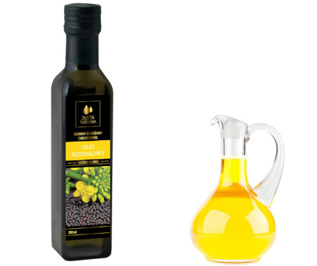 Olej rzepakowy 250ml tłoczony na zimno świeży