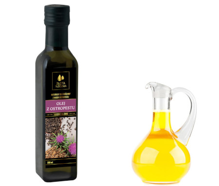 Olej z ostropestu 250ml tłoczony na zimno świeży