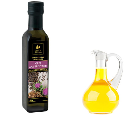 Olej z ostropestu 100ml tłoczony na zimno świeży